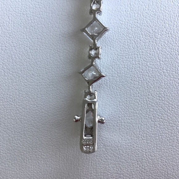 Sterling Silver Princess-Cut & Round Cubic Zirconia Tennis Bracelet - Picture 16 of 16